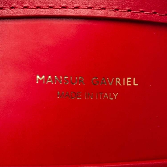 NWT Mansur Gavriel large flamma calf leather dome bag - Picture 7 of 8